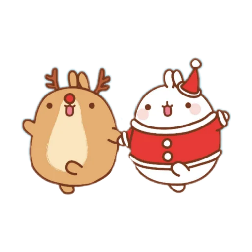 🐰 Стикер «Molang 《WSZB Remix》» для Telegram