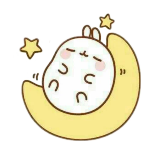 🐰 Стикер «Molang 《WSZB Remix》» для Telegram
