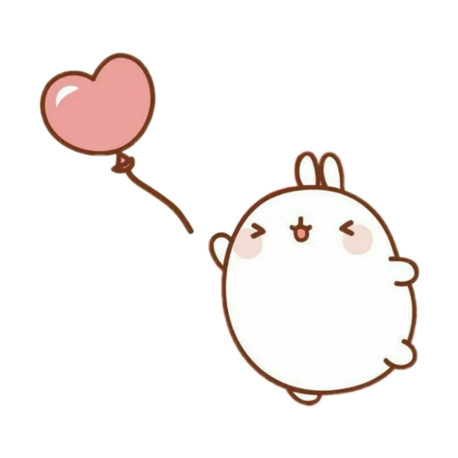 🐰 Стикер «Molang 《WSZB Remix》» для Telegram
