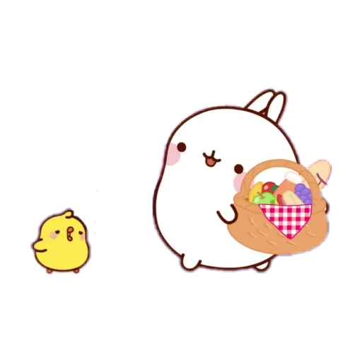 🐰 Стикер «Molang 《WSZB Remix》» для Telegram