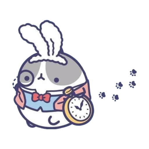🐰 Стикер «Molang 《WSZB Remix》» для Telegram