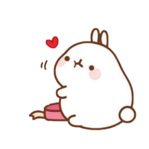 🐰 Стикер «Molang 《WSZB Remix》» для Telegram