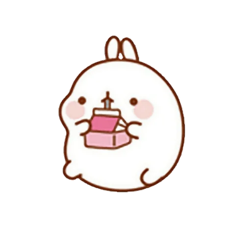 🐰 Стикер «Molang 《WSZB Remix》» для Telegram