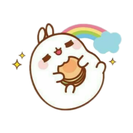 🐰 Стикер «Molang 《WSZB Remix》» для Telegram