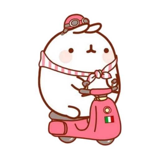 🐰 Стикер «Molang 《WSZB Remix》» для Telegram