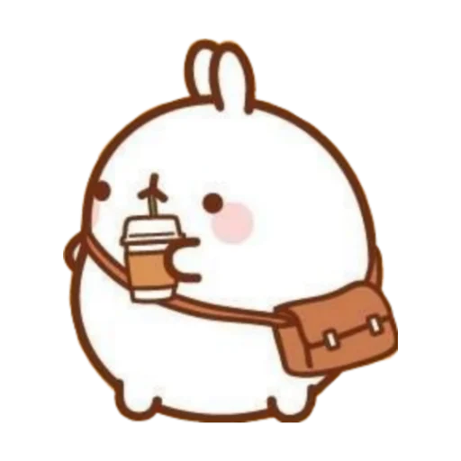 🐰 Стикер «Molang 《WSZB Remix》» для Telegram
