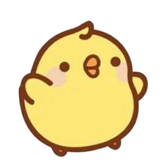 🐥 Стикер «molang» для Telegram