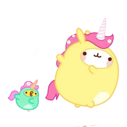 🦄 Стикер «molang» для Telegram