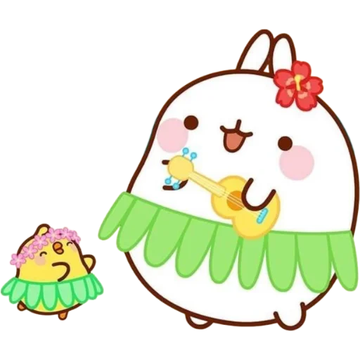 🏖 Стикер «molang» для Telegram