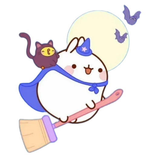 Стикерпак molang для Telegram