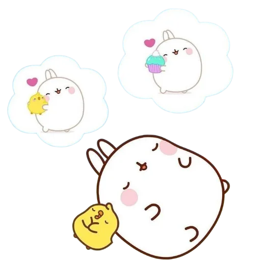 🧁 Стикер «molang» для Telegram