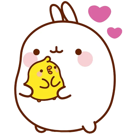 ❤ Стикер «molang» для Telegram