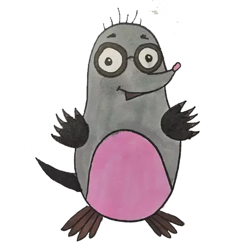🤗 Стикер «The mole Gennady» для Telegram