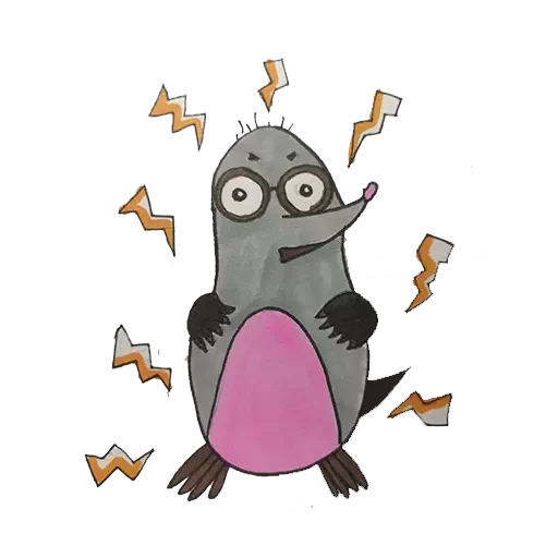 😡 Стикер «The mole Gennady» для Telegram