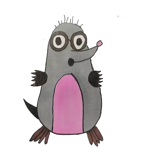 😮 Стикер «The mole Gennady» для Telegram