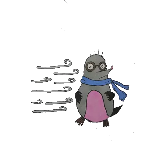 🌬 Стикер «The mole Gennady» для Telegram