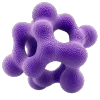 Стикер 60 3D molecule
