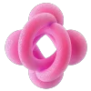 Стикер 53 3D molecule