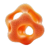 Стикер 47 3D molecule