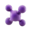 Стикер 58 3D molecule
