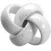 Стикер 6 3D molecule