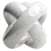 Стикер 8 3D molecule