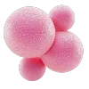 Стикер 54 3D molecule