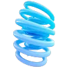 Стикер 24 3D molecule
