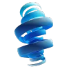 Стикер 23 3D molecule