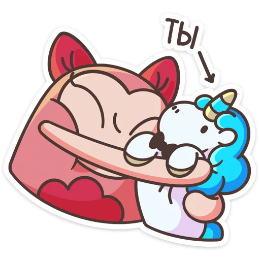 🤗 Стикер «Моли» для Telegram