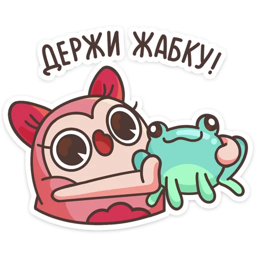 🐸 Стикер «Моли» для Telegram