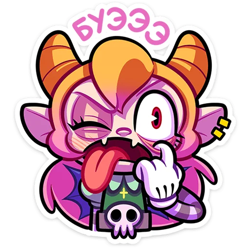 🎃 Стикер «Молли» для Telegram