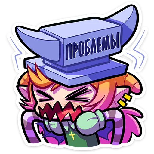😵 Стикер «Молли» для Telegram