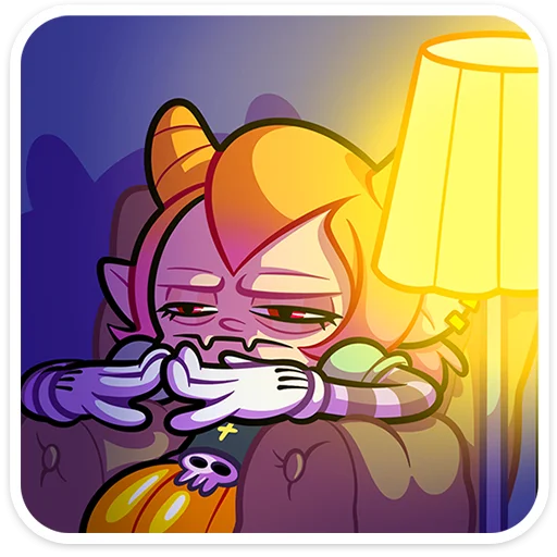 😈 Стикер «Молли» для Telegram