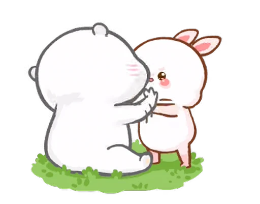 👊 Стикер «Molly & Peter» для Telegram