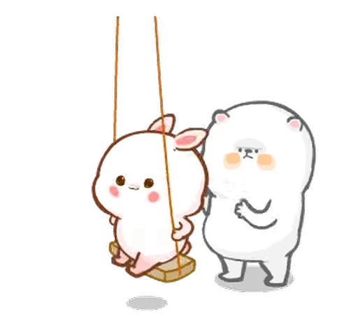 🎠 Стикер «Molly & Peter» для Telegram