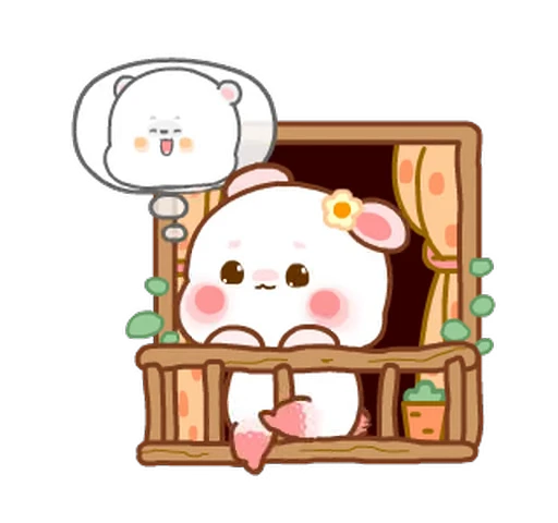 🥹 Стикер «Molly & Peter» для Telegram