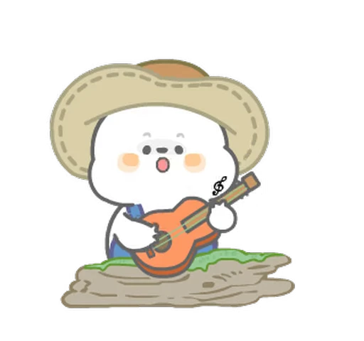 🎸 Стикер «Molly & Peter» для Telegram