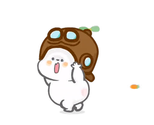 😭 Стикер «Molly & Peter» для Telegram