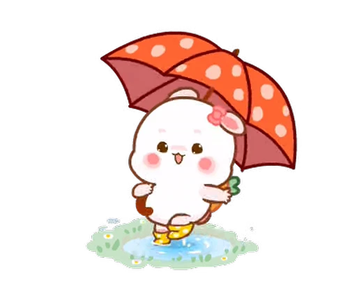 ☂ Стикер «Molly & Peter» для Telegram