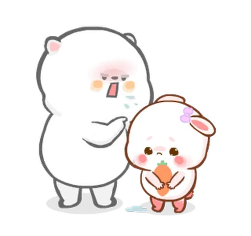 😠 Стикер «Molly & Peter» для Telegram