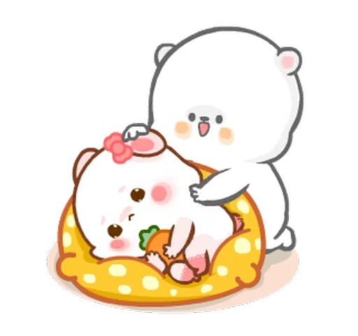 😠 Стикер «Molly & Peter» для Telegram