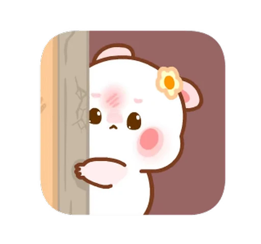 🤦‍♂ Стикер «Molly & Peter» для Telegram