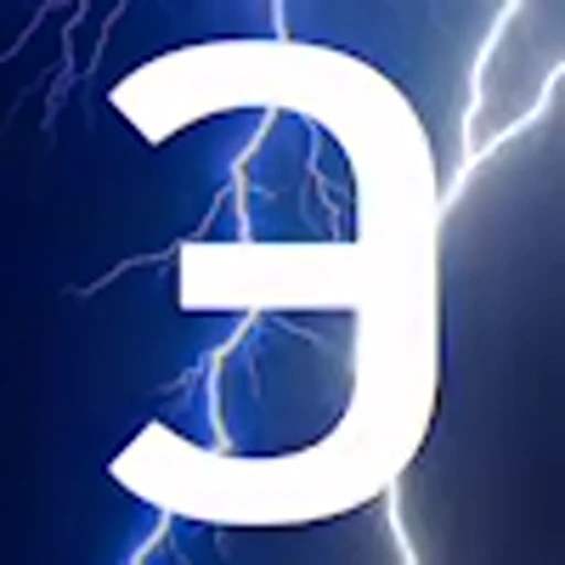 ⚡ Эмодзи «Буквы в молниях» для Telegram