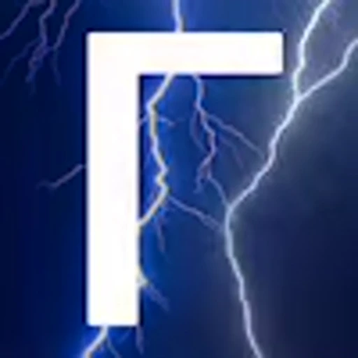 ⚡ Эмодзи «Буквы в молниях» для Telegram
