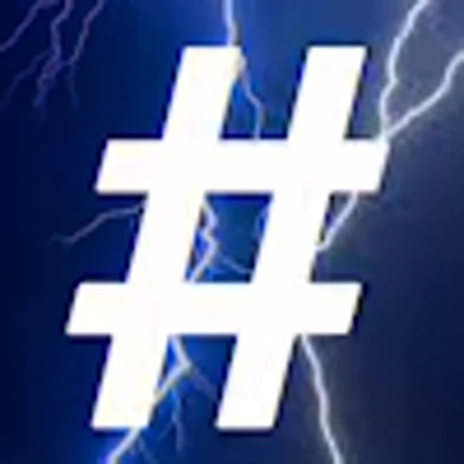 ⚡ Эмодзи «Буквы в молниях» для Telegram