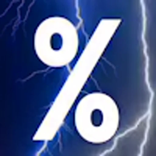 ⚡ Эмодзи «Буквы в молниях» для Telegram