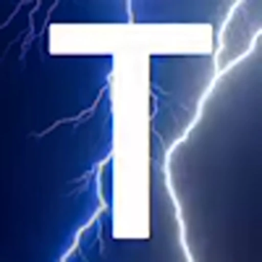 ⚡ Эмодзи «Буквы в молниях» для Telegram