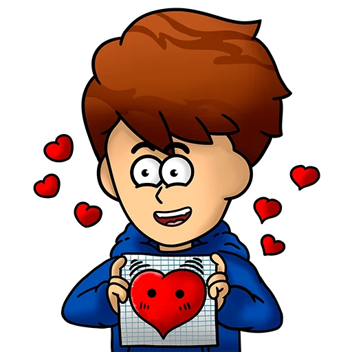 ❤ Стикер «MOLODSAI_LOL» для Telegram