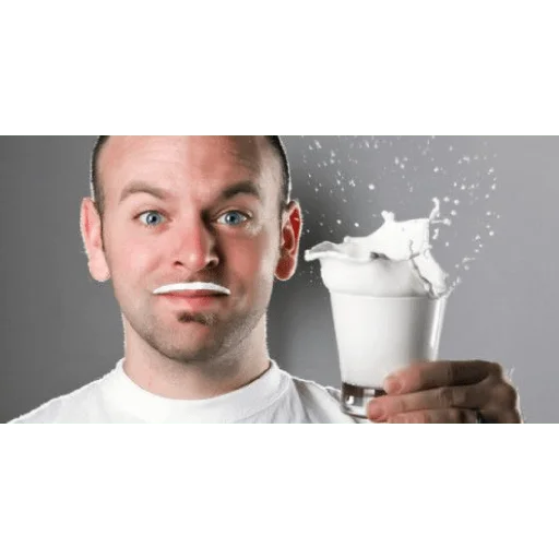 🥛 Стикер «Смачный молоко средули» для Telegram